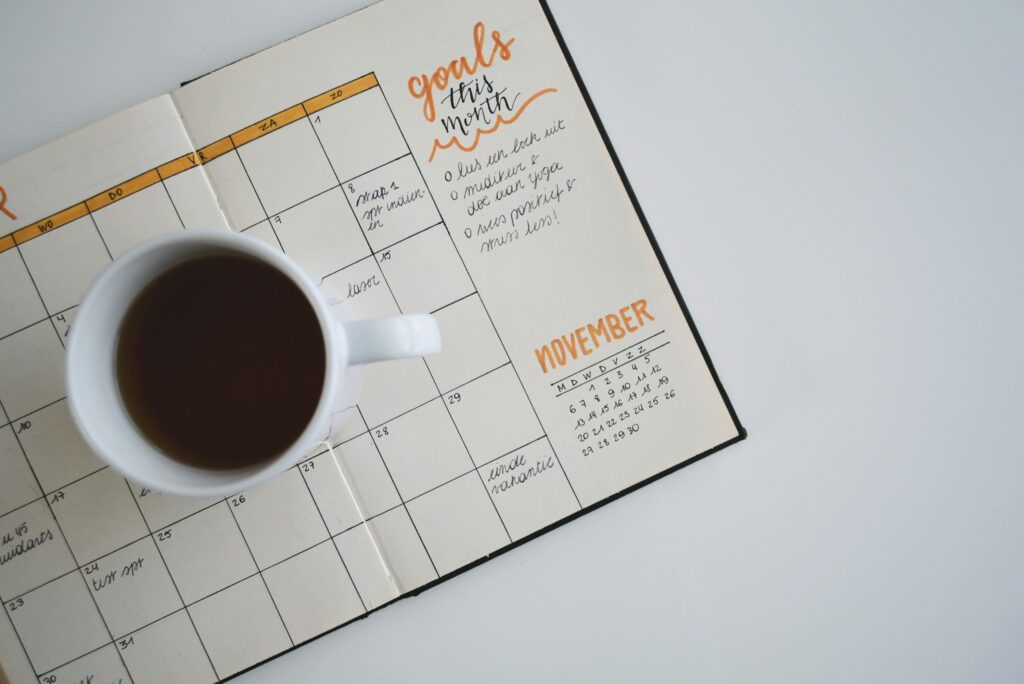 Short goal calendar